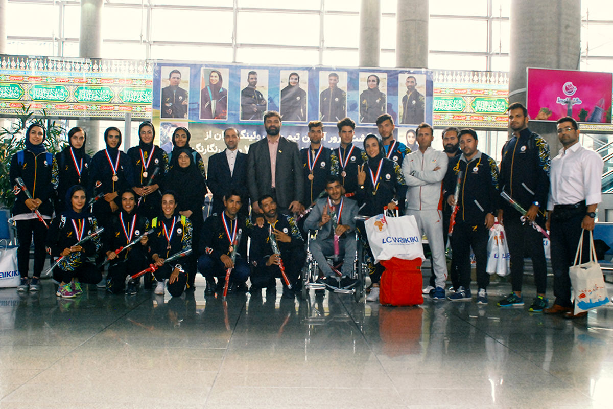 تیم ملی روئینگ ایران به کشور بازگشت