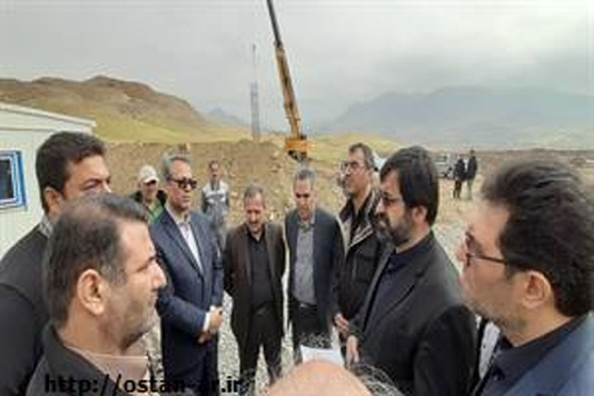 بازدید استاندار اردبیل از راه ارتباطی کریق به آرموداق شهرستان نیر