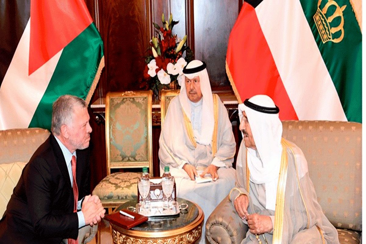 شاه اردن با امیر کویت هم دیدار کرد
