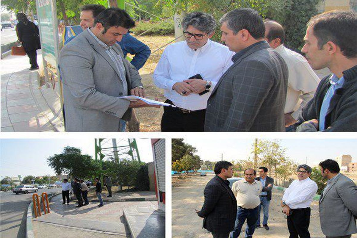 بازدید سرزده شهردار کهریزک از پروژه عمرانی خیابان هاشمی نژاد