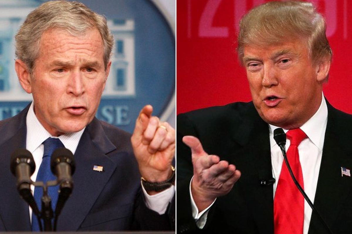 انتقاد بوش از ترامپ