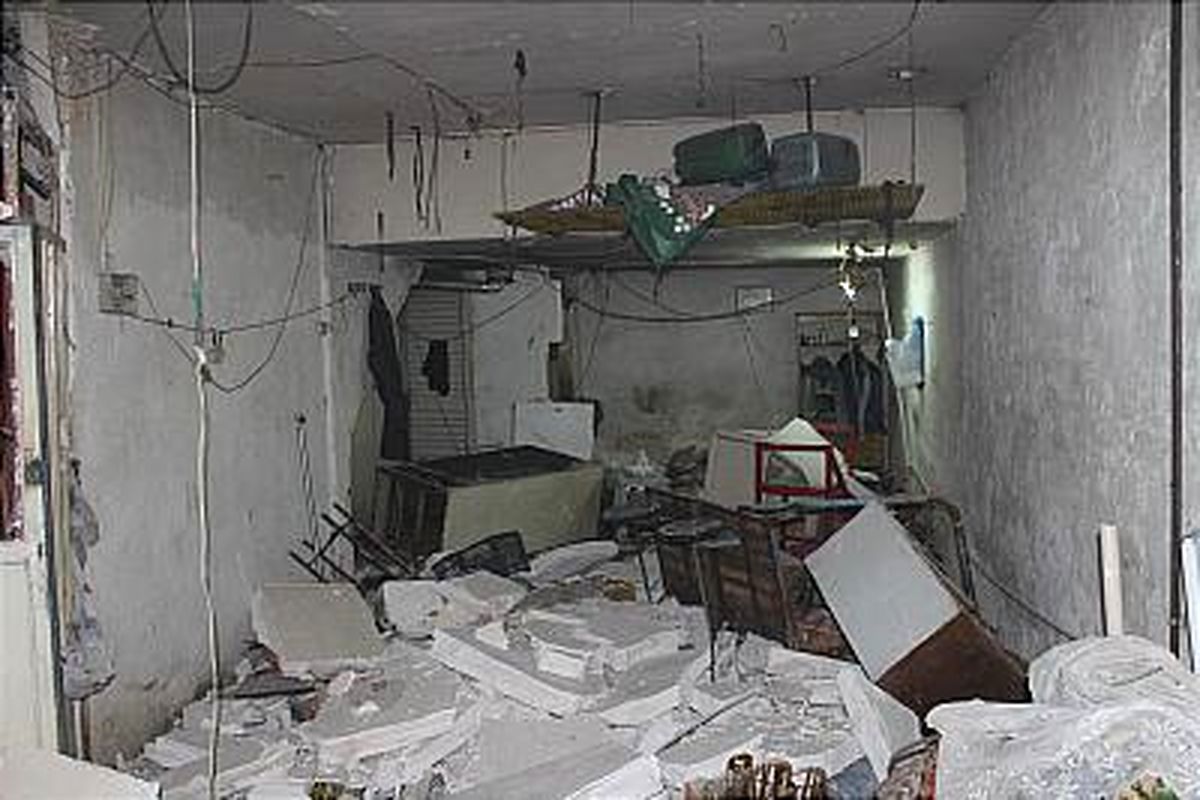 تخریب خانه مسکونی بر اثر انفجار گاز