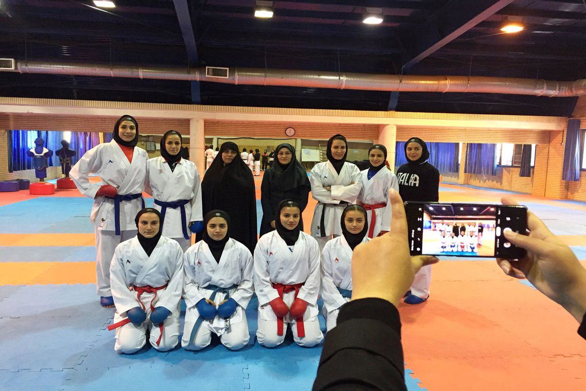 بازدید فرهادی‌زاد از تمرینات تیم ملی کاراته بانوان