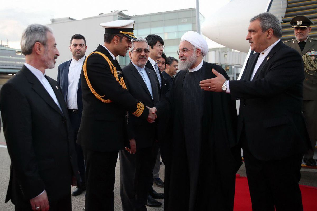 دکتر روحانی وارد توکیو شد