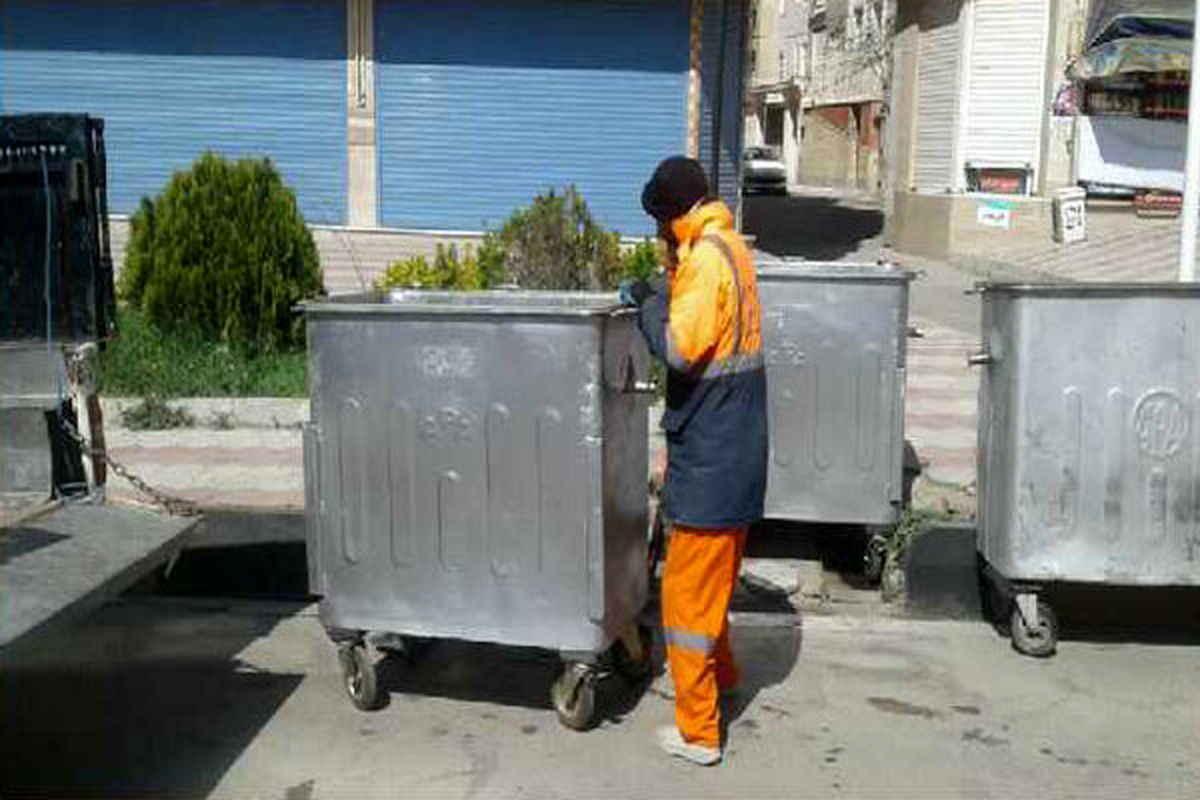 نوسازی مخازن زباله شهر قزوین