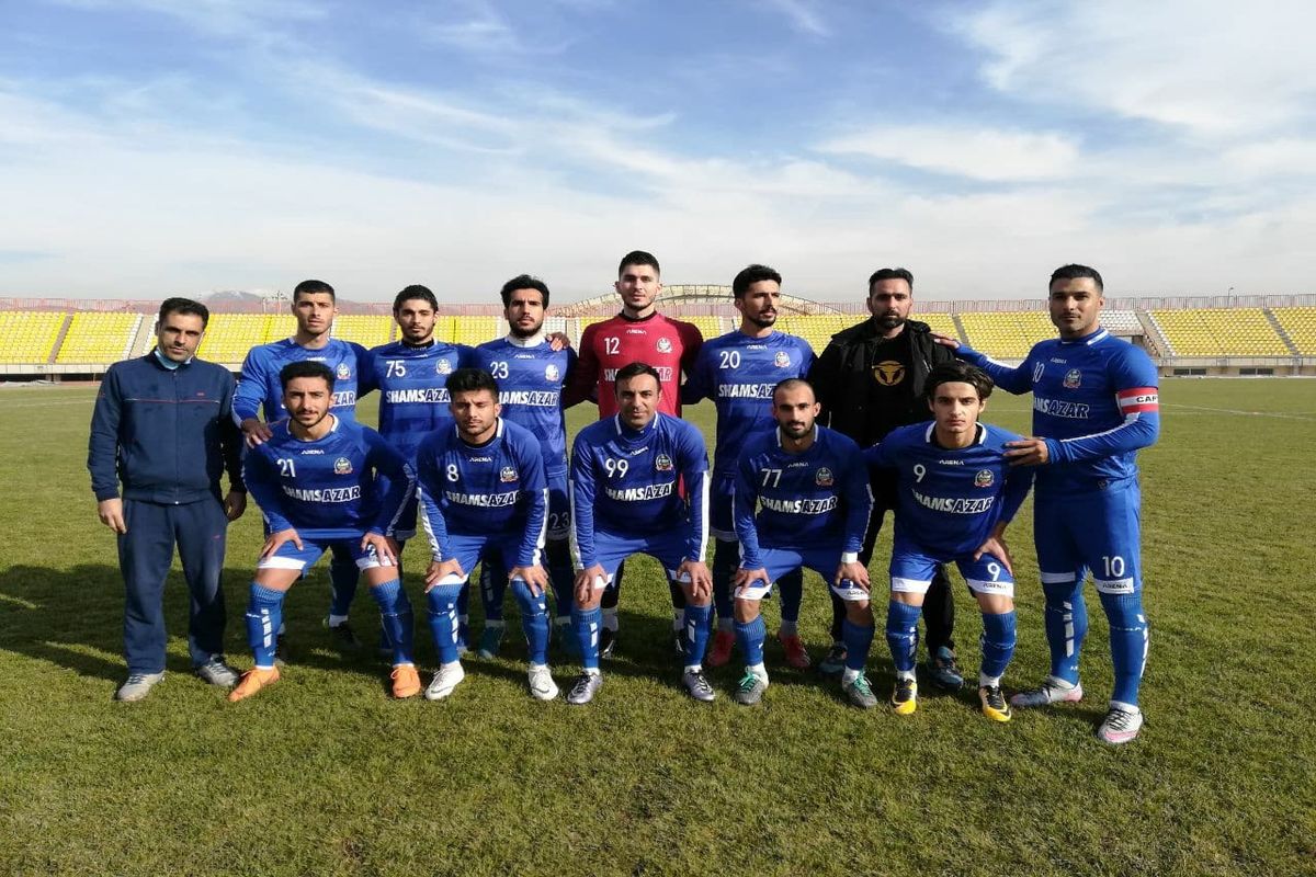تیم فوتبال شمس آذر قزوین حریف خود را شکست داد