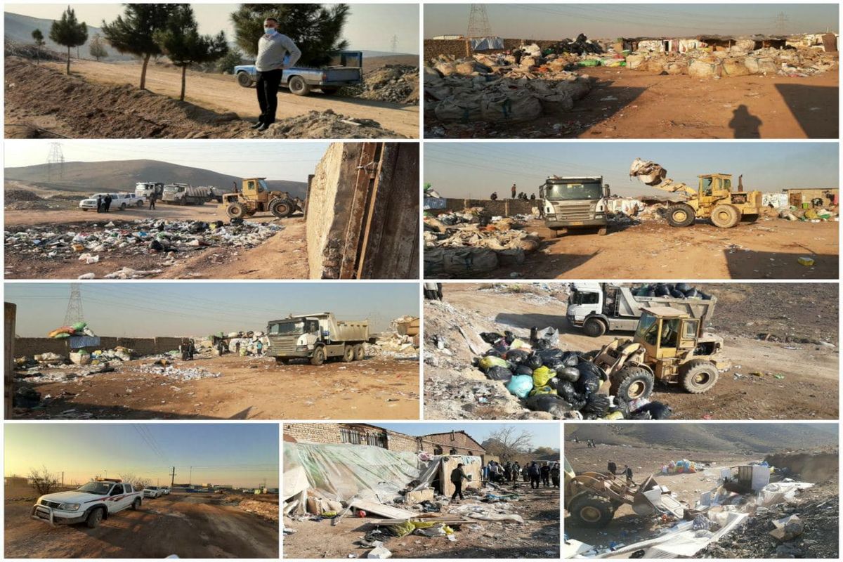 ‍ بخش خاوران پیشتاز در مقابله با مراکز غیرمجاز دپو و تفکیک زباله