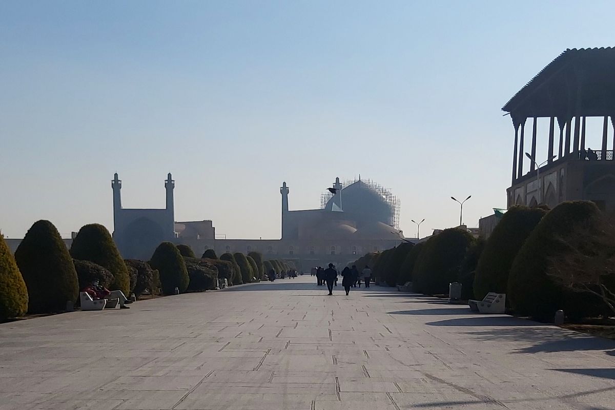 کیفیت هوای اصفهان در وضعیت قرمز است