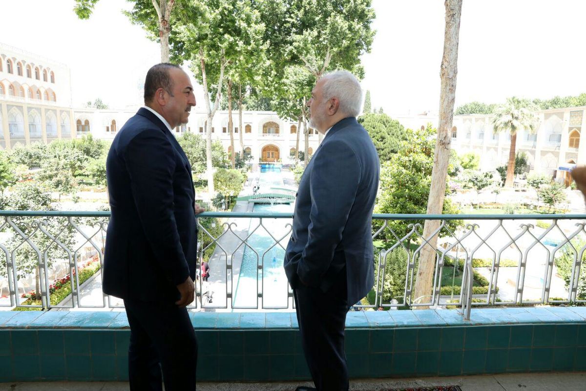 جزییات دیدار ظریف و وزیر خارجه ترکیه