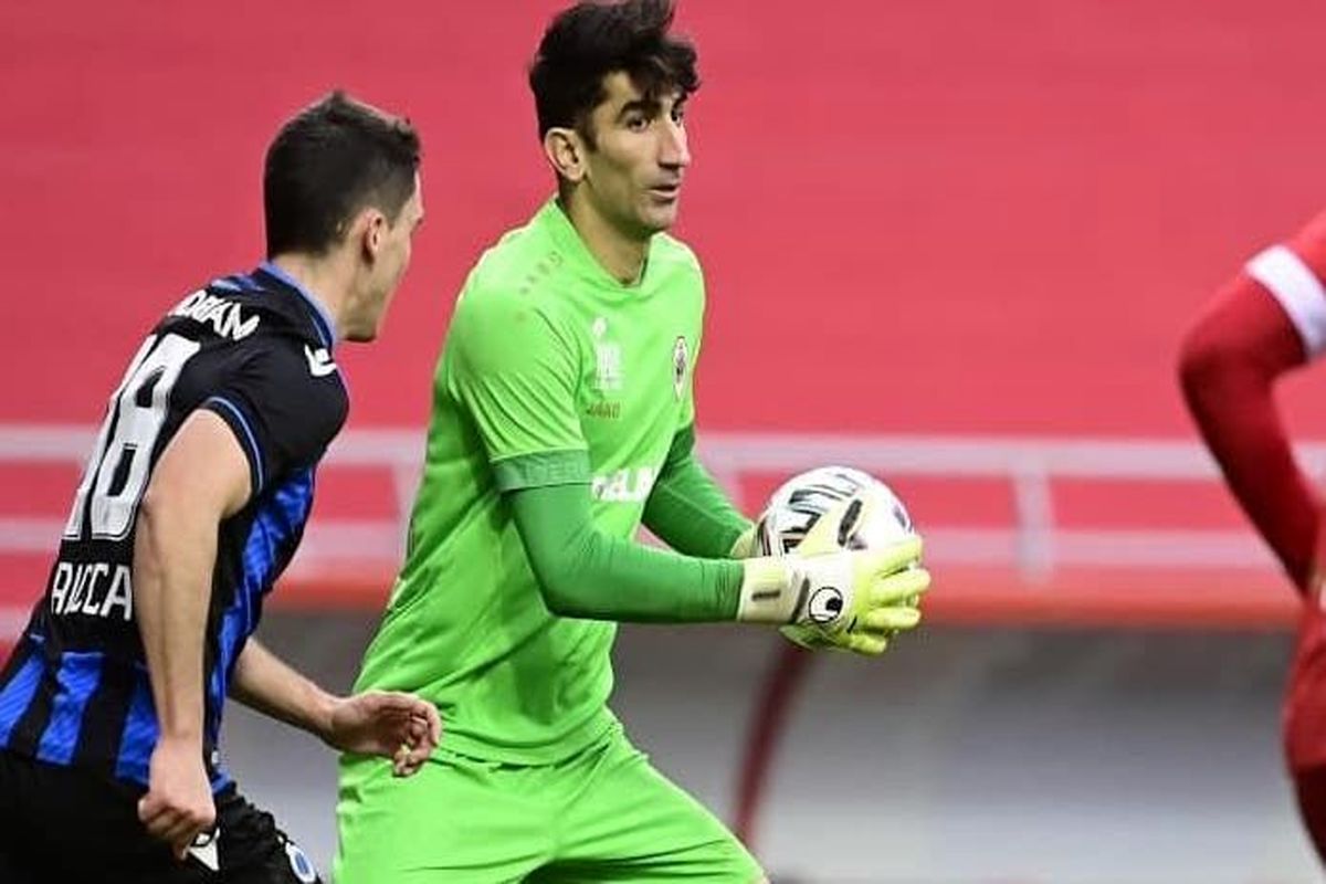 پیروزی آنتورپ در حضور بیرانوند