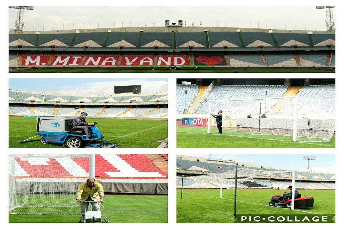 استادیوم آزادی نونوار شد!