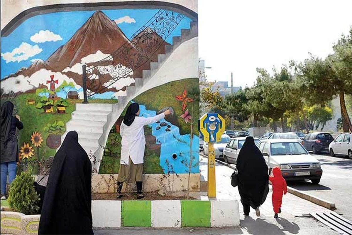 تهران لبریز ار رنگ می شود/ روزهای رنگی محله های تهران آمد