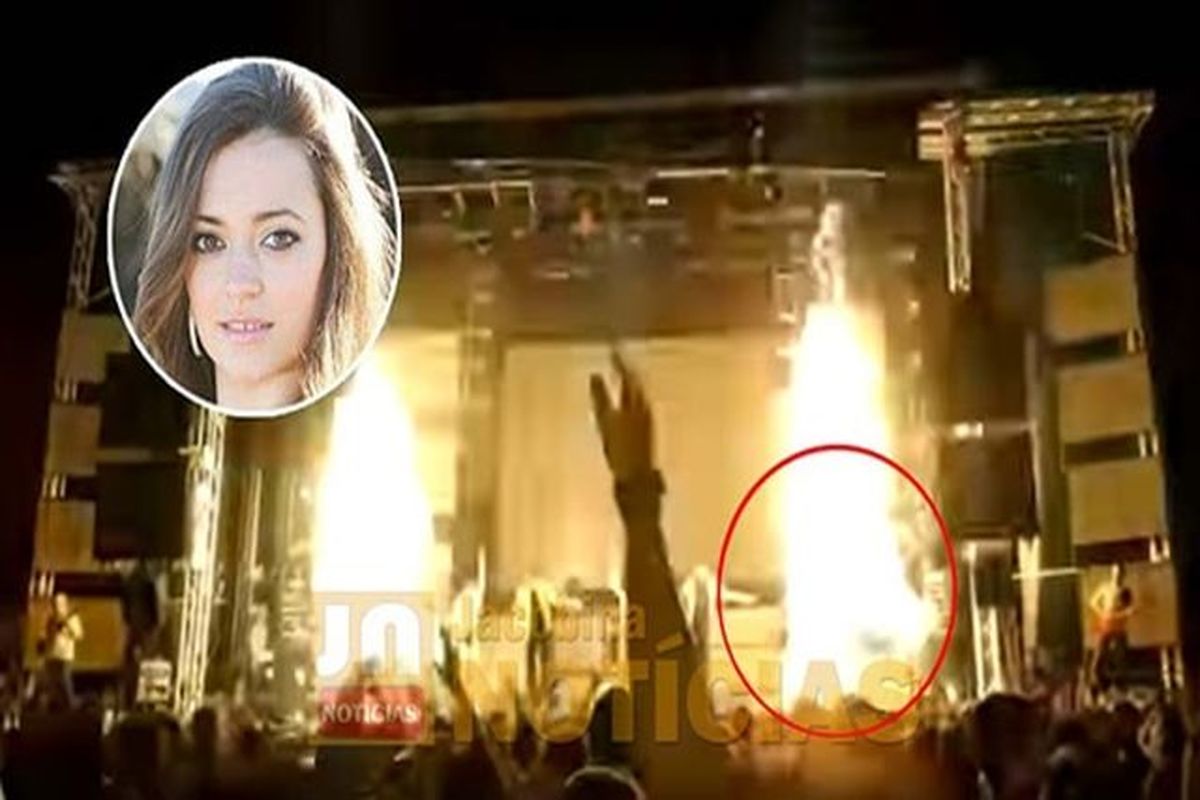 خواننده زن جوان در کنسرتش زنده زنده در آتش سوخت+ عکس