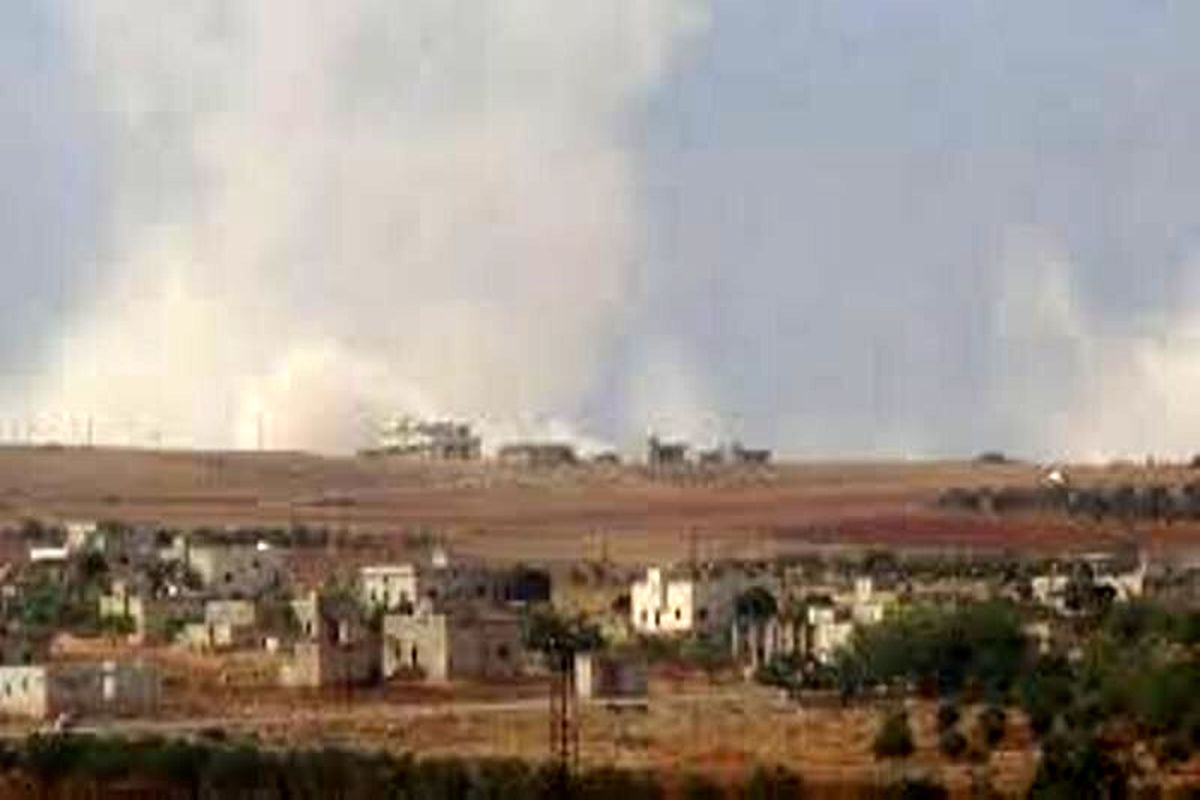 حمله گروه های تروریستی به حومه شهر حلب در سوریه