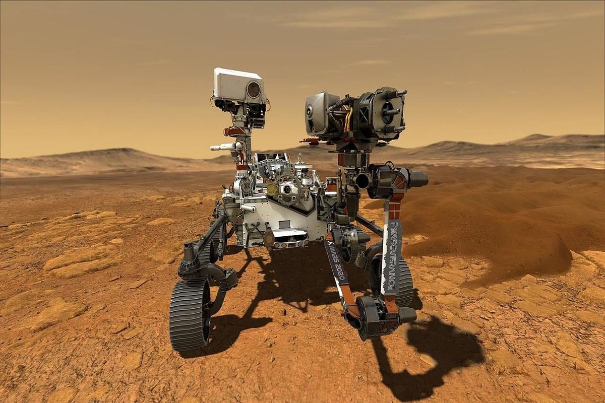 بایدن در حال تماشاى لحظه فرودآمدن کاوشگر «استقامت» بر سطح سیاره مریخ