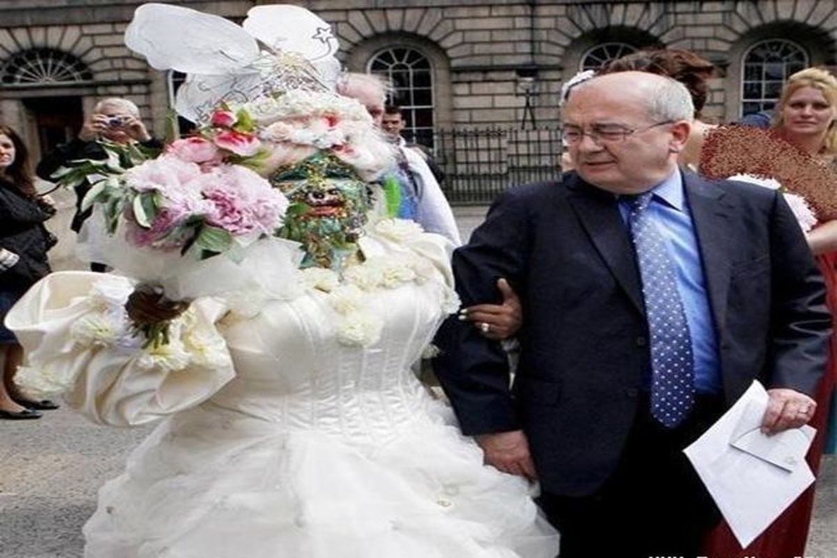 زشت ترین عروس جهان+ عکس