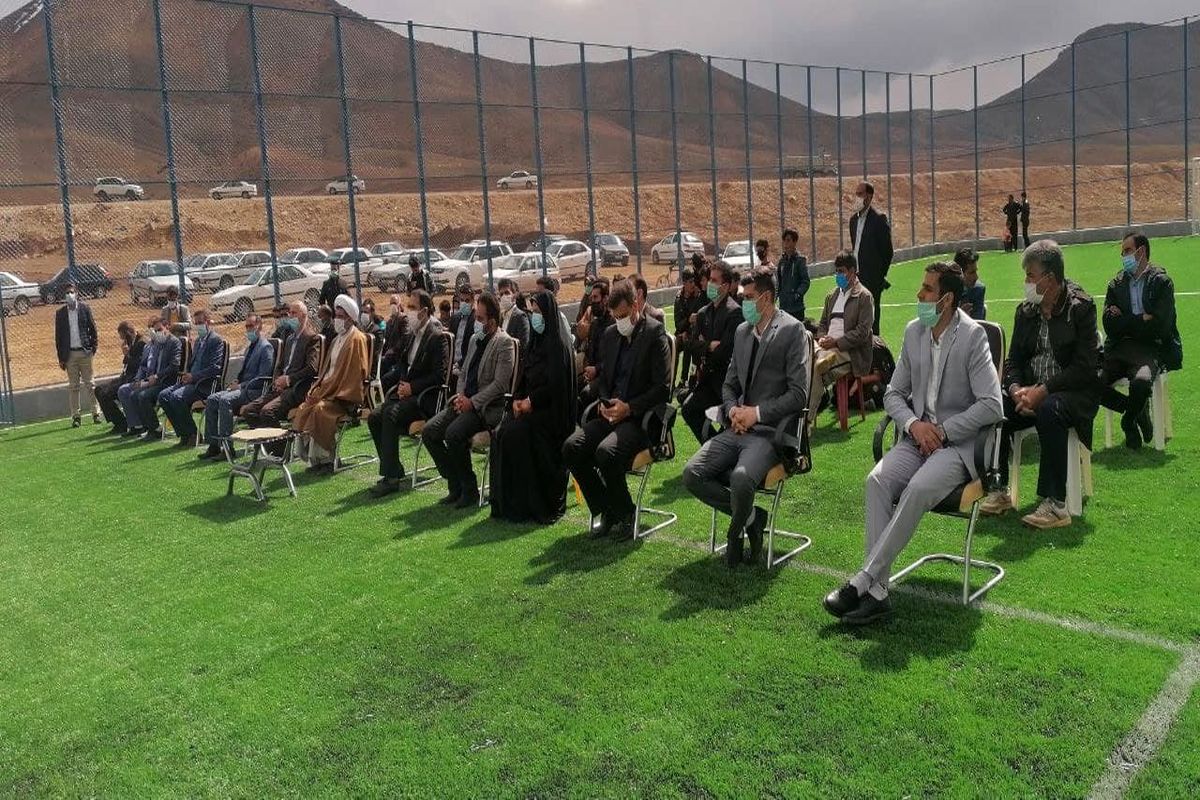افتتاح زمین مینی فوتبال چمن مصنوعی کاسیان بیرانشهر