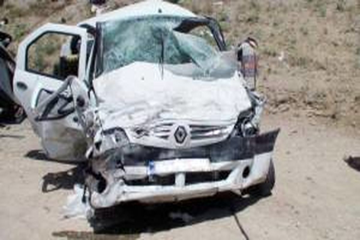 یک کشته و ۳ مصدوم حاصل تصادف ۲ دستگاه ال ۹۰ در زنجان