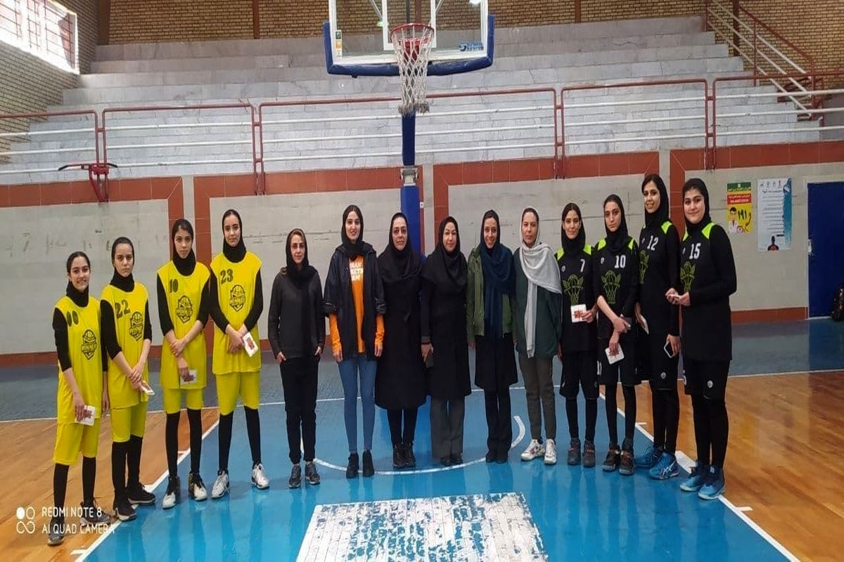 مسابقات بسکتبال ۳نفره دختران در مشهد برگزار شد
