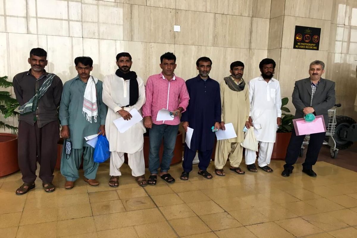 ۷ ملوان ایرانی آزاد شدند