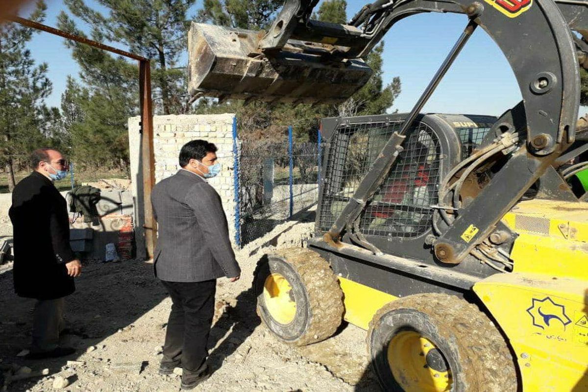 تخریب ۴۲مورد ساخت و ساز غیر مجاز در درسن آباد