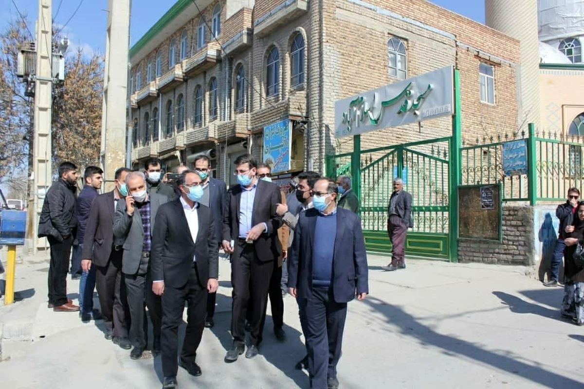 بازدید فرماندار ارومیه از مناطق محروم و کم برخوردار شهر