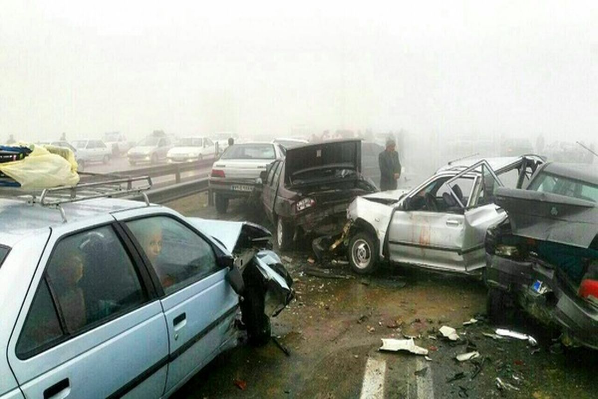 مرگ ۶ تن در تصادف وحشتناک دو خودرو سواری