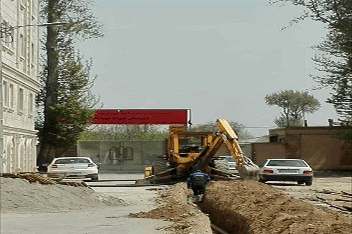 توسعه شبکه آبرسانی در عباس آباد شهرستان شهریار