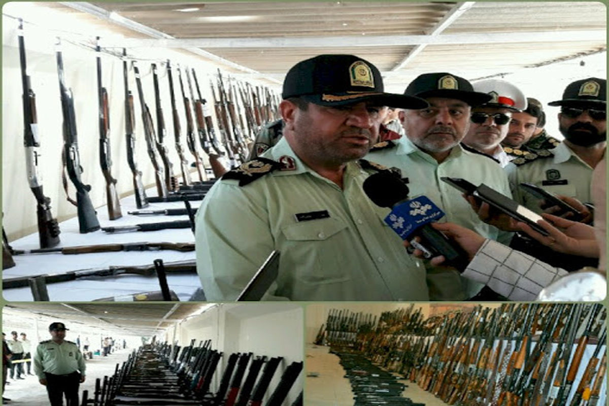کشف ۱۵۳ قبضه سلاح غیر مجاز و دستگیری ۹۱ نفر از عاملان تیراندازی در خوزستان