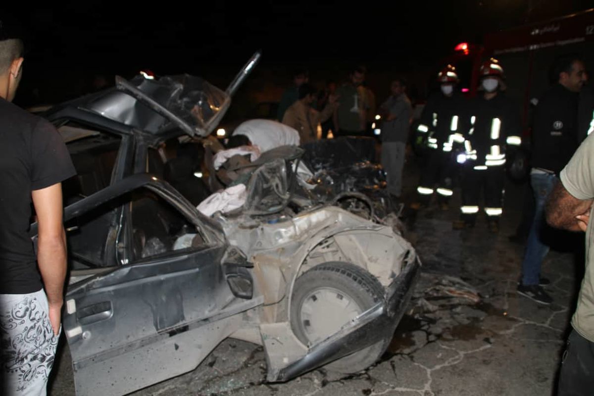 آتش گرفتن خودرو در محور آذرشهر-تبریز