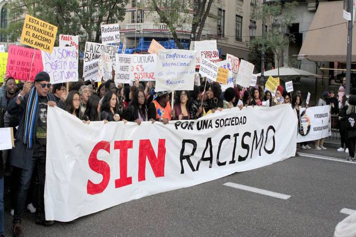 تظاهرات نژادپرستی به اسپانیا رسید