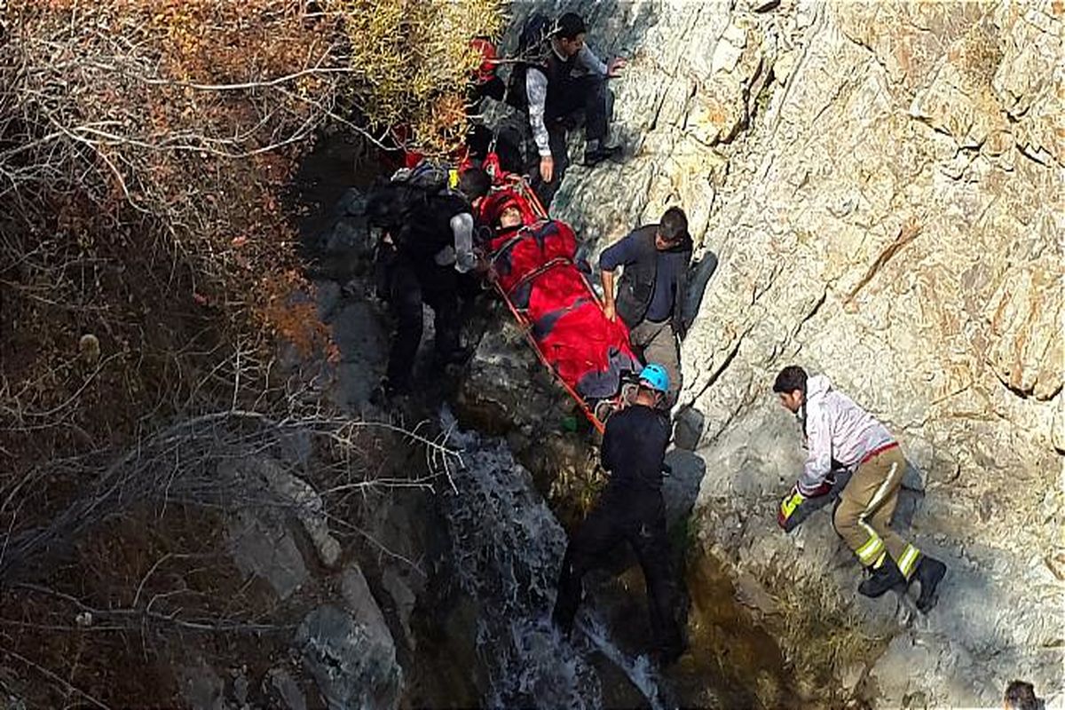 جان باختن مرد ۵۵ ساله بر اثر سقوط از کوه دربید