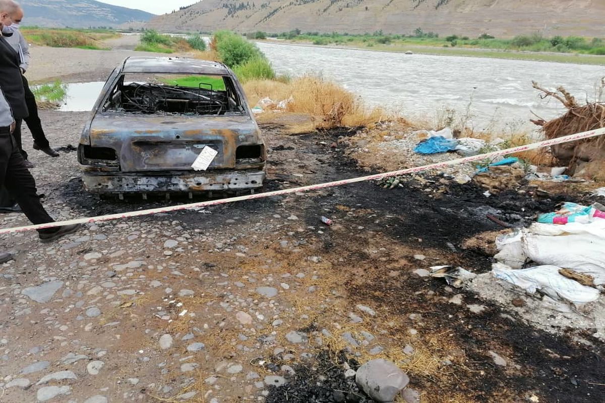 کشف جسد سوخته پدر و پسر تهرانی در خودرو