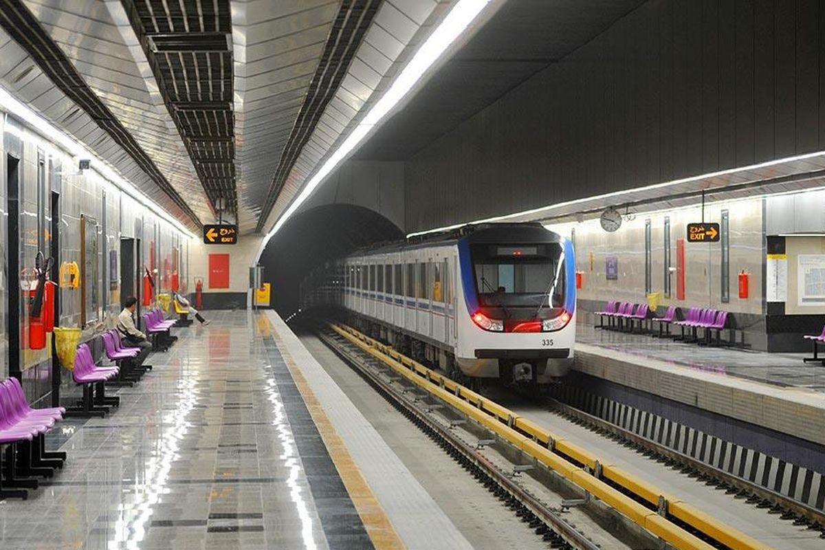 خط ۶ مترو تهران متوقف شد