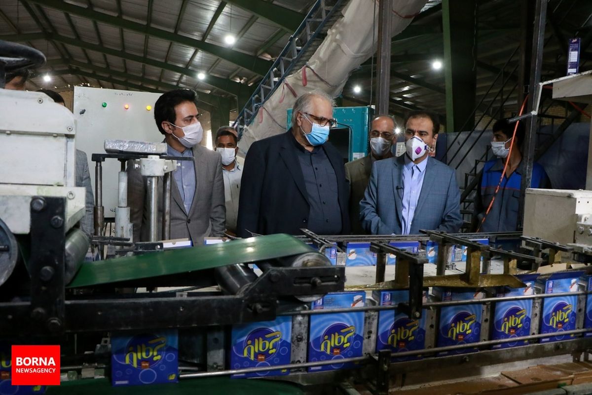 اولین کارخانه تولید پودر رختشویی استان خوزستان در منطقه آزاد اروند به بهره برداری رسید