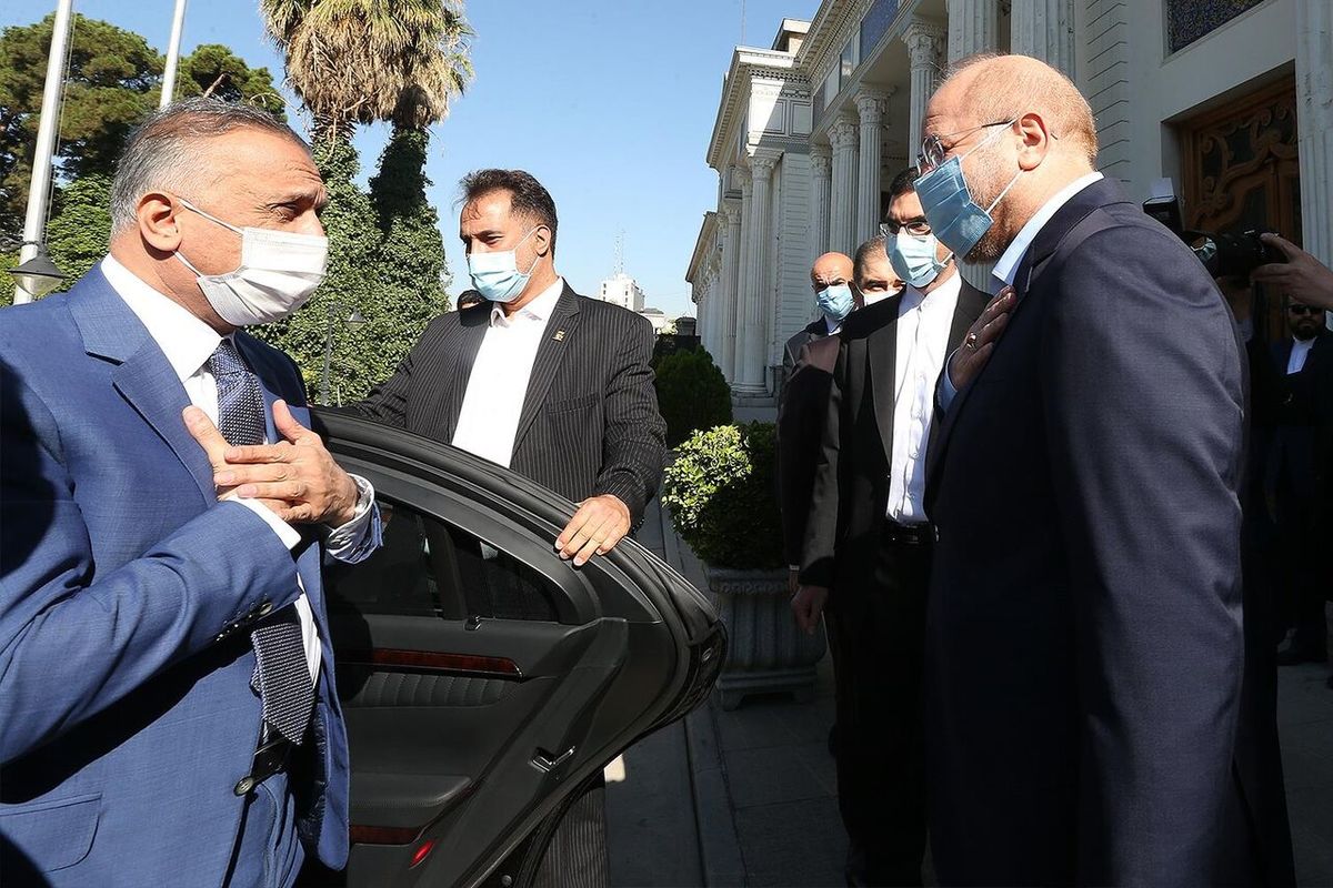 قالیباف با نخست وزیر عراق دیدار کرد