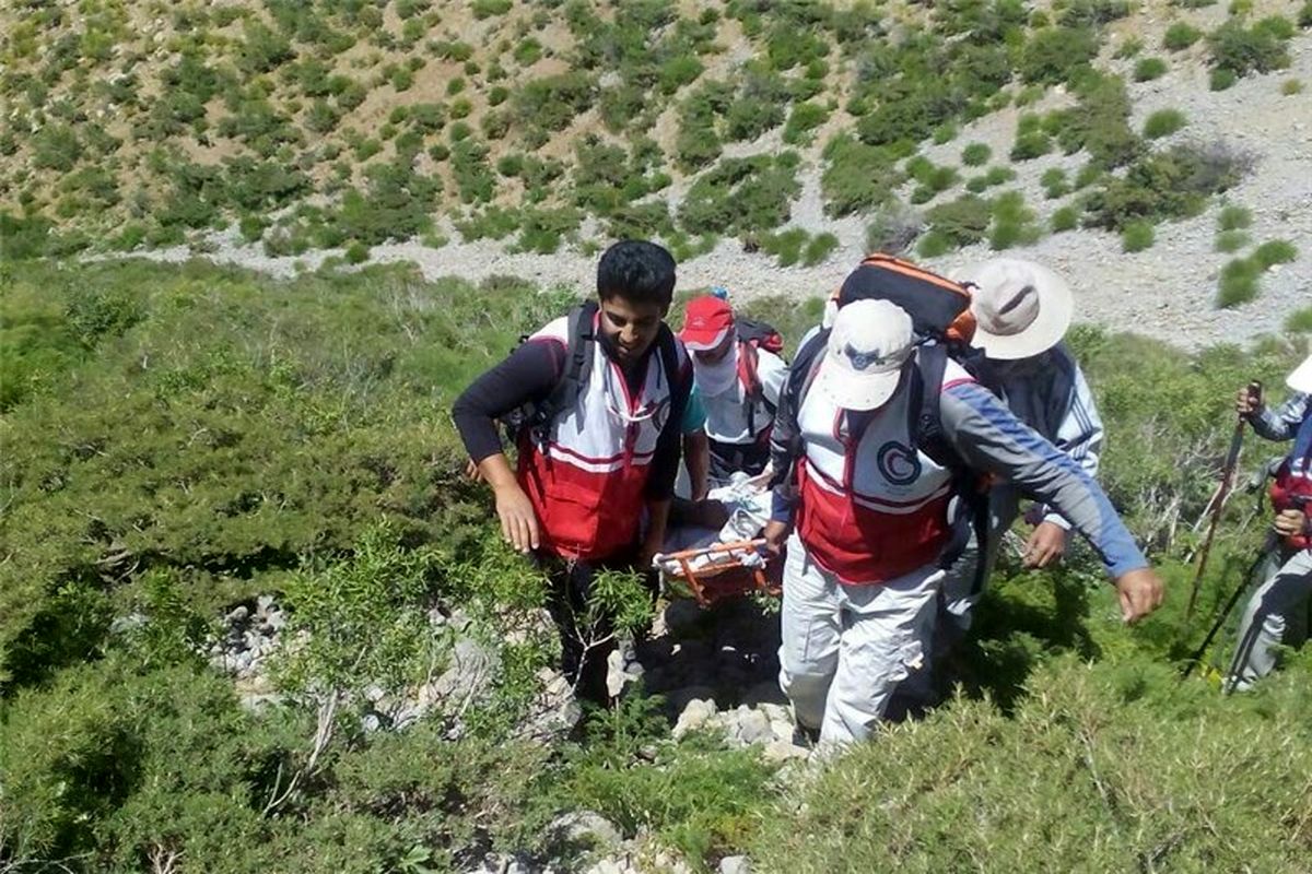 ️نجات گردشگر ۴۵ ساله در منطقه بانزکه ماژین توسط هلال احمر