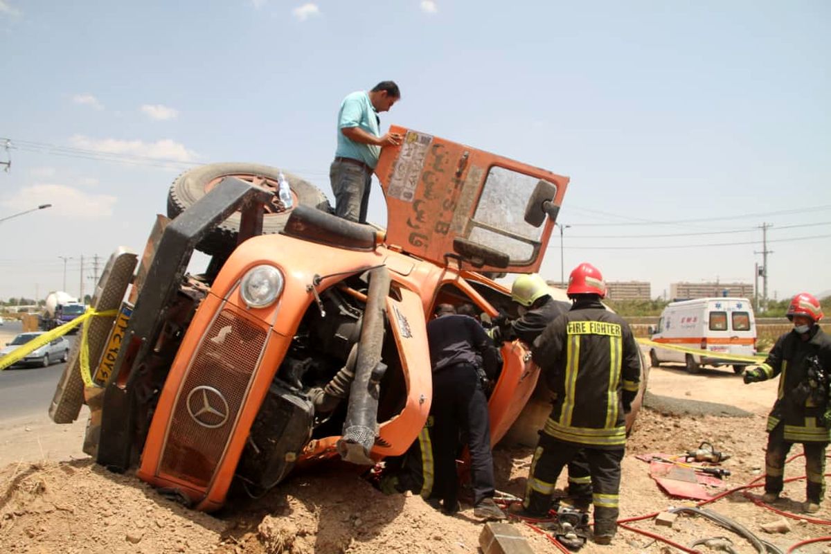 تصادف وحشتناک دو کامیون در خراسان/آخرین آمار جان باختگان و مصدومین اعلام شد