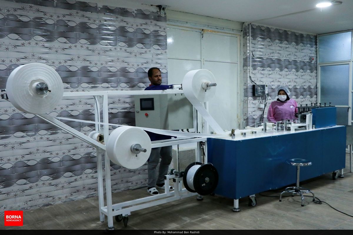 مجوز فعالیت دومین واحد تولید ماسک صنعتی جنوب غرب خوزستان صادر شد