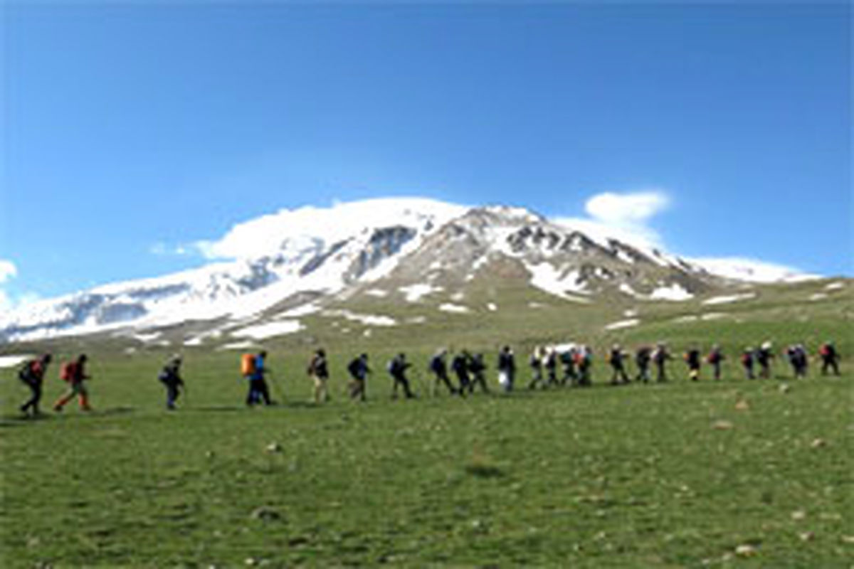 کوهنوردان خلخال به قله سبلان صعود کردند