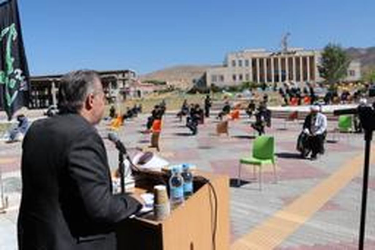 ویژه مراسم عزاداری سرور و سالار شهیدان در دانشگاه علوم پزشکی زنجان برگزار شد