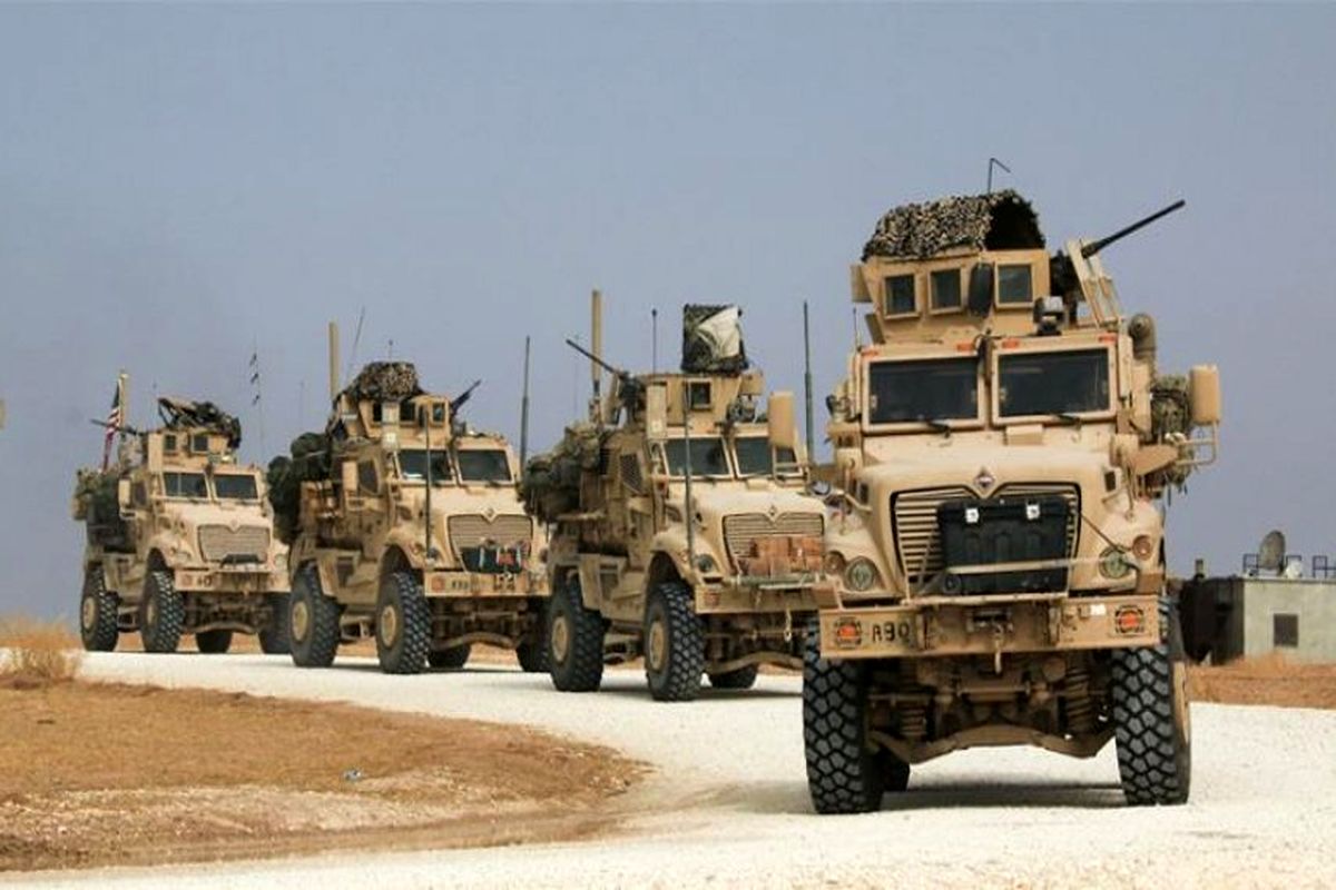 آمریکا ۵۰ خودروی نظامی و کامیون حامل سلاح به الحسکه منتقل کرد