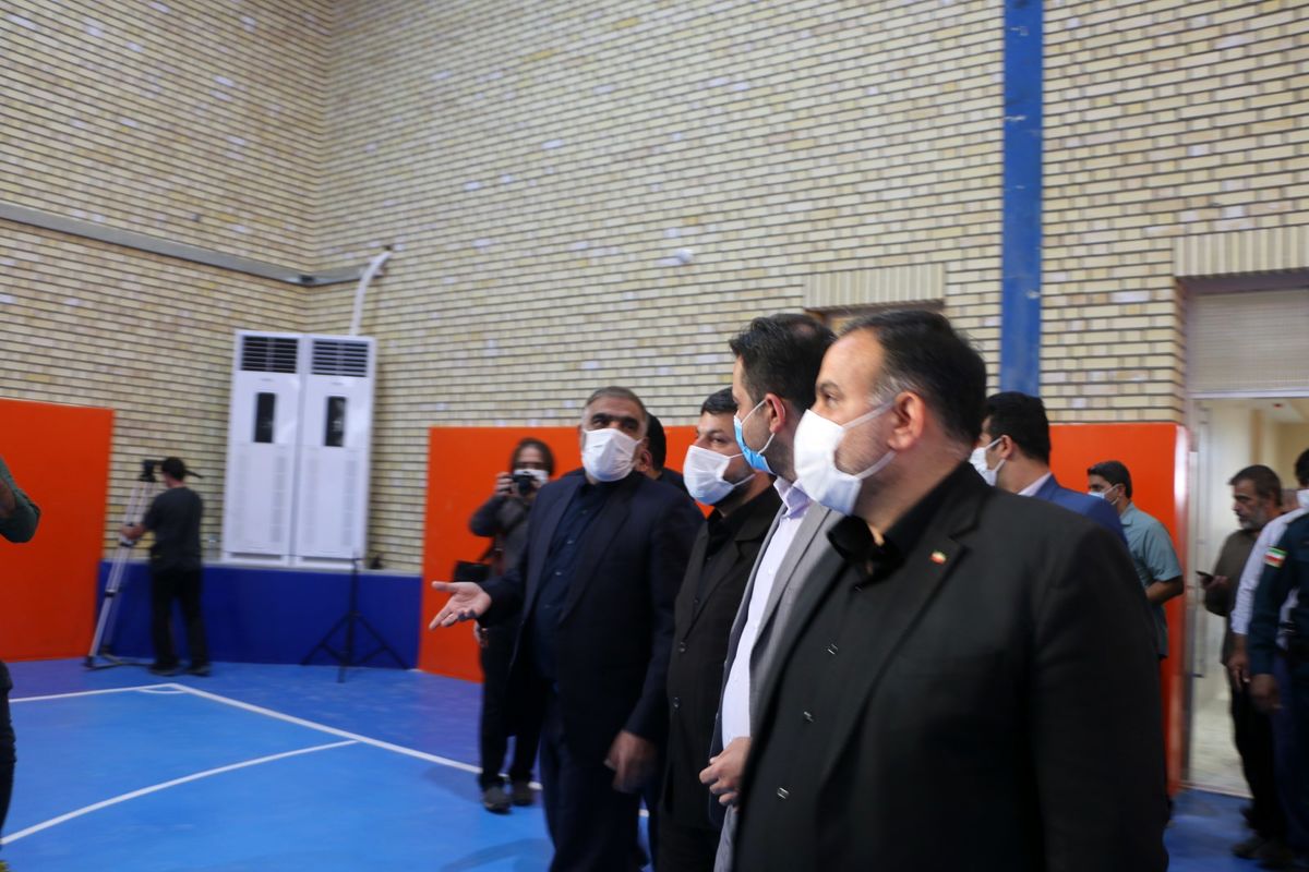 دو طرح ورزشی و درمانی در حسینیه اندیمشک به بهره برداری رسید
