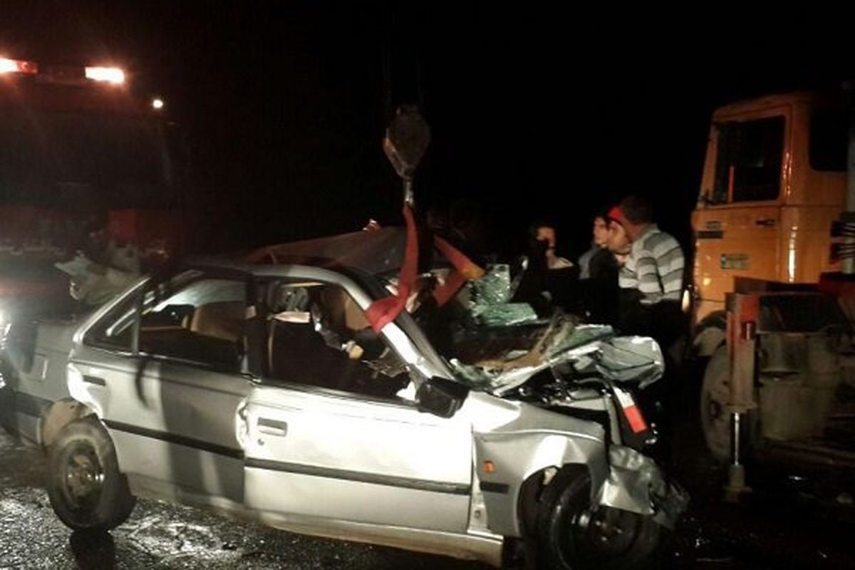 ۵ کشته و مصدوم بر اثر انحراف خودرو پژو از جاده+اسامی حادثه دیدگان