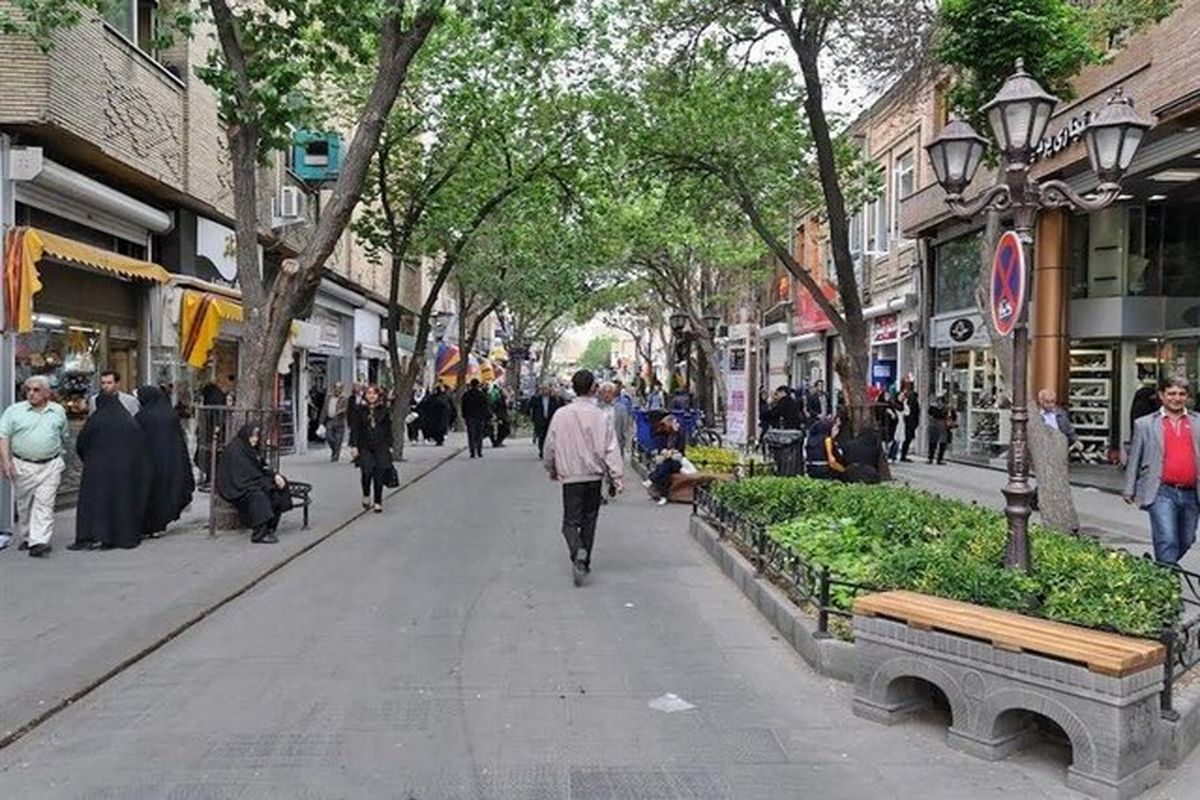 خیابان مدرس کرمانشاه پیاده راه می‌شود