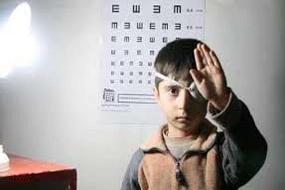 ادامه طرح غربالگری بینایی کودکان تا ۱۵ بهمن