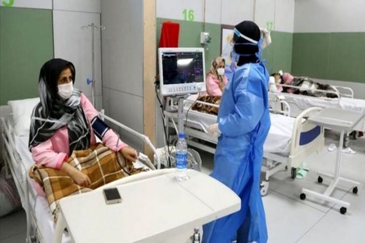 تعداد بیماران کرونایی بستری در بیمارستانهای استان مازندران