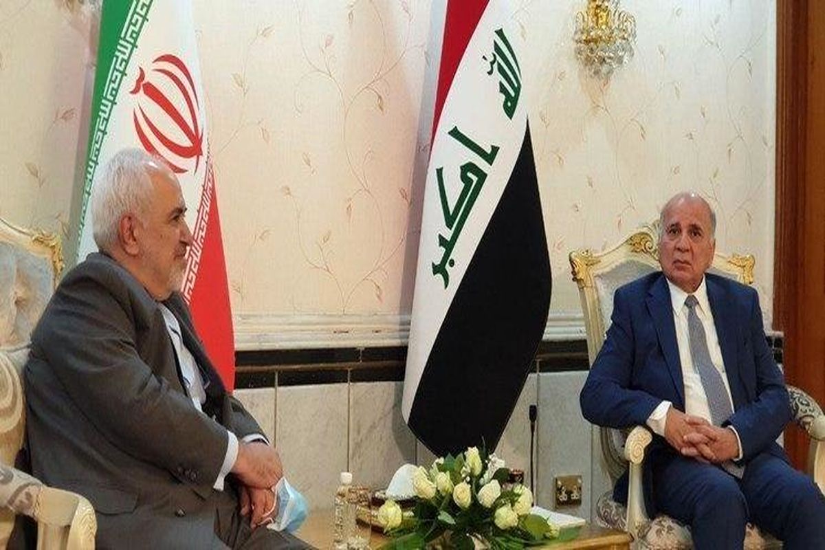 ظریف با همتای عراقی خود دیدار کرد