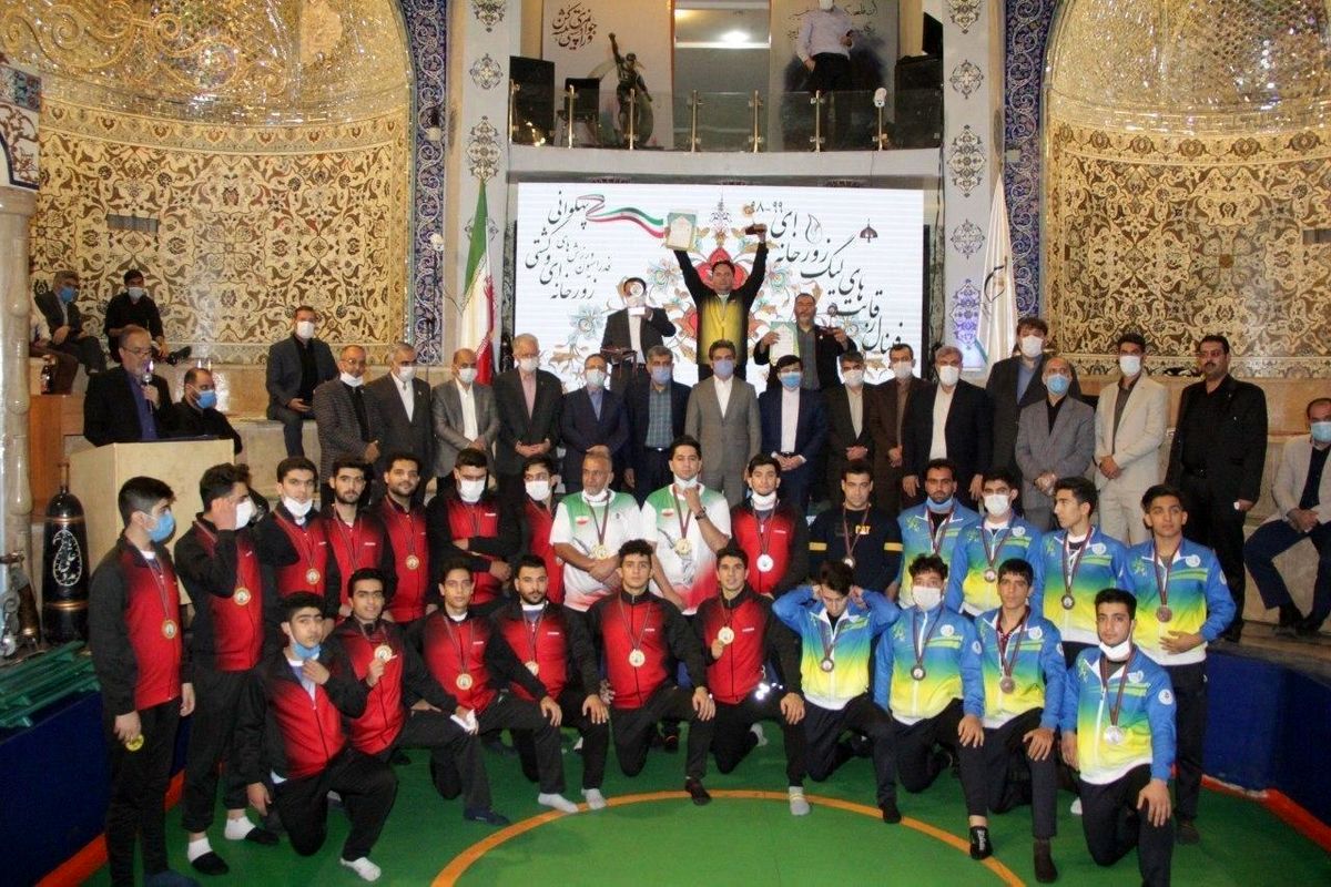 تراپ کردستان قهرمان رقابت های لیگ برتر ورزش های زورخانه ای و کشتی پهلوانی کشور  شد