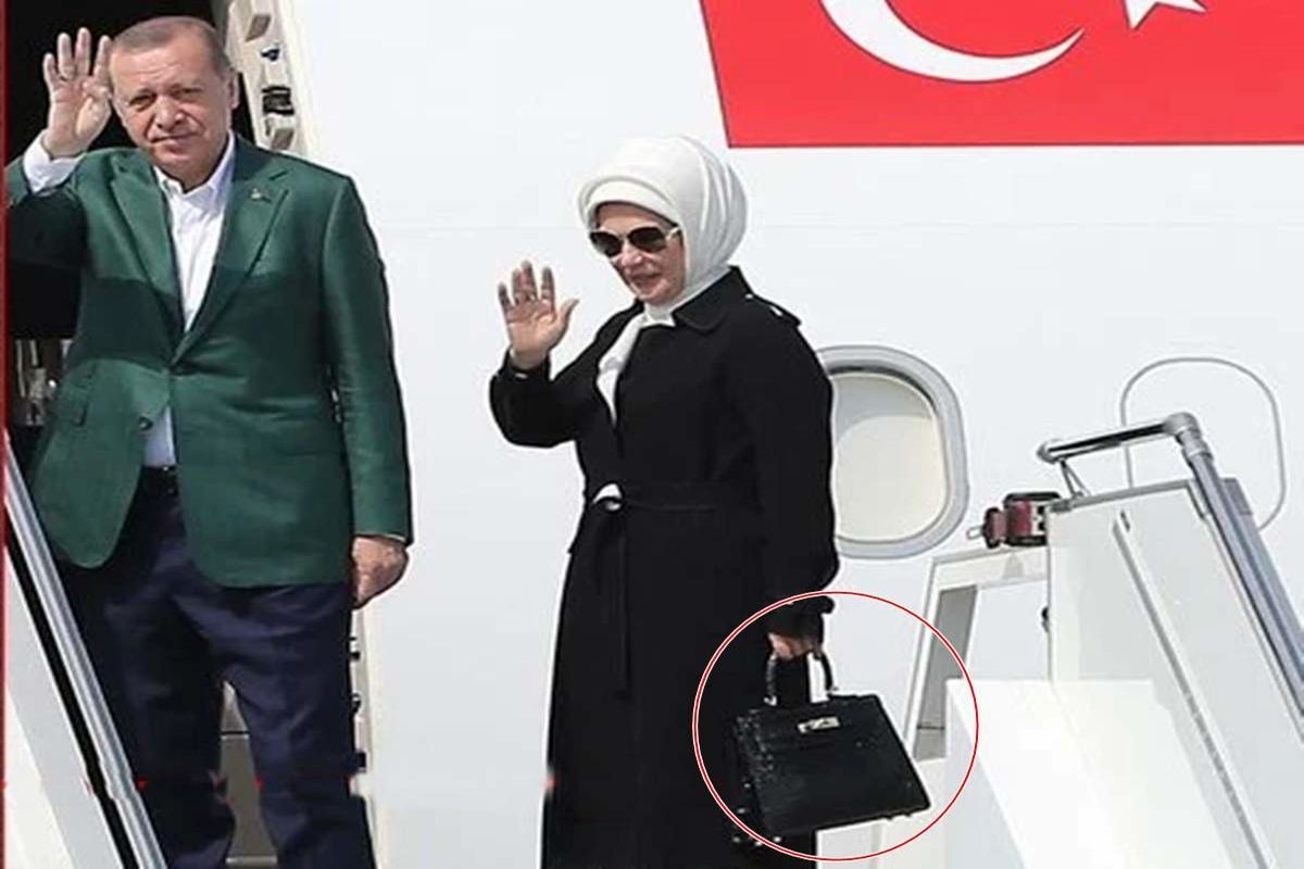 وقتی کیف دستی همسر اردوغان دردسر ساز میشود
